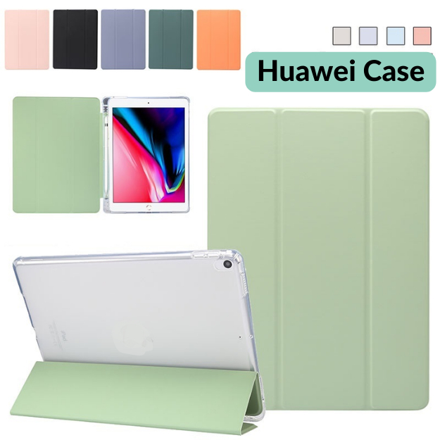 สมาร์ท เคสพับ Huawei Matepad SE 10.4 / T10S บาง หนัง PU ใส ฝาหลัง หัวเว่ย Smart Case พร้อมส่ง