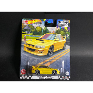 Hot Wheels Premium Boulevard 98 Subaru Impreza 22B-STi Version pack Japan