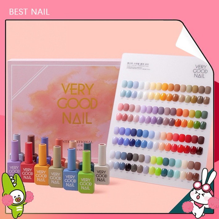 ♥️พร้อมส่งในไทย❤️สีเจล​ ยาทาเล็บ​สีเจล​ เซตใหญ่​ เซตเปิดร้าน​🔥very good nail polish&60colors 🔥#VFN60