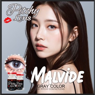 คอนแทคเลนส์ รุ่น Malvide/Lush สีเทา/ สีตาล  Gray/Brown มีค่าสายตาปกติ (0.00)