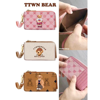 New card coin pouch  กระเป๋าใส่บัตร ใส่เหรียญ แบรนด์แท้TTWN BEAR ✨พร้อมส่ง✨