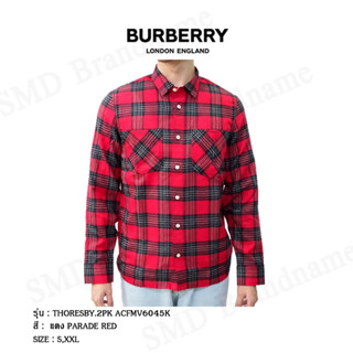 BURBERRY เสื้อเชิ้ตคอปกแขนยาวผู้ชาย รุ่น THORESBY.2PK ACFMV6045K Code:4061893 1006