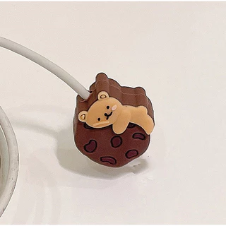 【ส่งจากไทย】Cable Bite ที่กันสายหัก ลายการ์ตูน cable protector สำหรับ สายชาร์จ iP/Type-C
