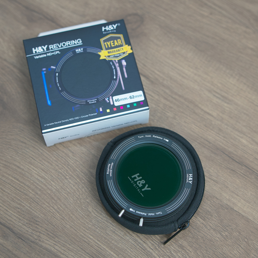 มือ2 H&Y RevoRing Series Magnetic Filter Set VND 3-1000 + CPL ขนาด 46mm – 62mm