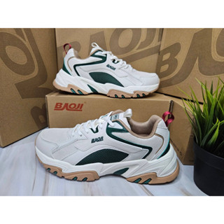 #BAOJI ลิขสิทธิ์แท้ [M]# รองเท้าผ้าใบผู้ชายยี่ห้อบาโอจิ(BAOJI) [รุ่นBJM-810] SIZE:41-45