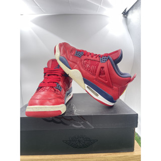 [ของแท้100%มือสอง]Jordan 4 Retro Fiba (EUR42:26.5cm.)