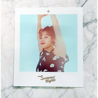 การ์ด Polaroid สุ่ม Sana ของแท้ จาก CD อัลบั้ม TWICE - Summer Nights Album พร้อมส่ง Kpop Card ทไวซ์ ซานะ