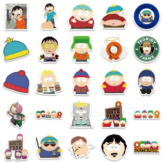 พร้อมส่ง!!ตุ๊กตุ่นเซาท์พาร์ก South Park sticker USA ANIME สติกเกอร์กันน้ำรูปแบบที่แตกต่างกัน 100ชิ้น