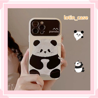 🎁ส่งของขวัญ🎁เคสไอโฟน สำหรับ 11 13 for iPhone Case 14 12 Pro Max น่ารัก การ์ตูน หมีแพนด้า กันกระแทก ปกป้อง เคสโทรศัพท์