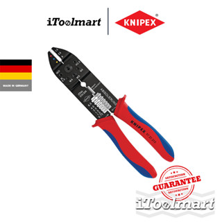 KNIPEX คีมย้ำสาย 97 21 215 SB ขนาด 200 มิล