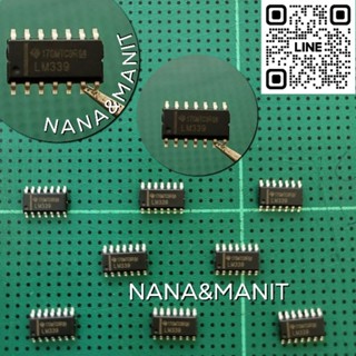 LM339  SMD 14 ขา 3.9mmQuad Single Supply Comparators แพ็คละ 5 ตัว