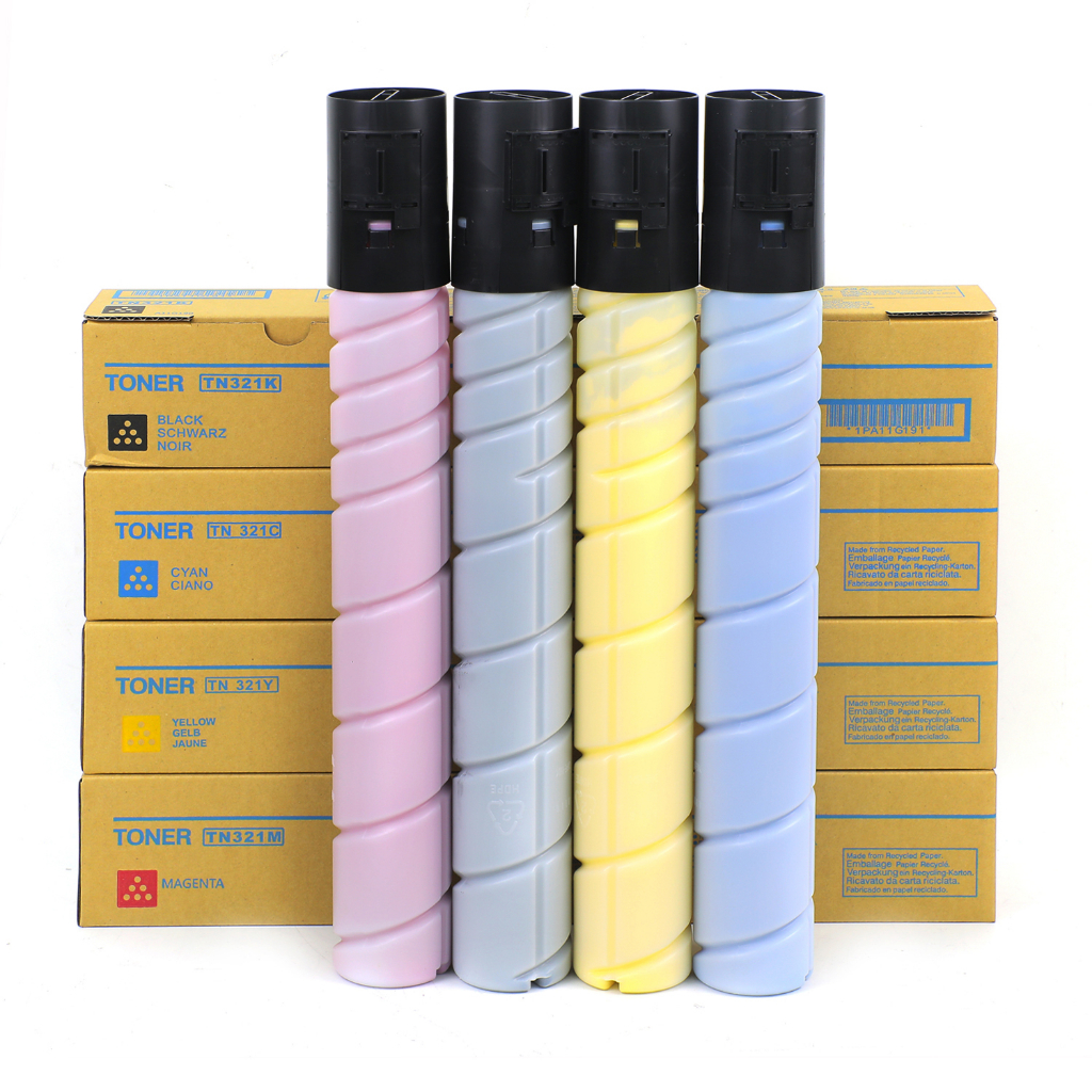 Color Copier Toner Cartridge TN321 For Konica Minolta Bizhub C224 C284 C364 224E 284E 364E