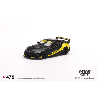 MINI GT No.472 Toyota GR Supra LB-Works Matte Black RHD MGT00472-R