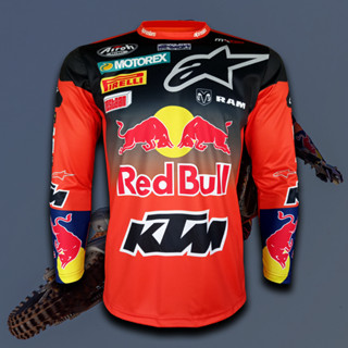 เสื้อยืดคอกลม Motocross T-Shirt longsleeve เสื้อแขนยาวโมโต้ครอส #MC0006 รุ่น Jeffrey Herlings#84 ไซส์ S-5XL