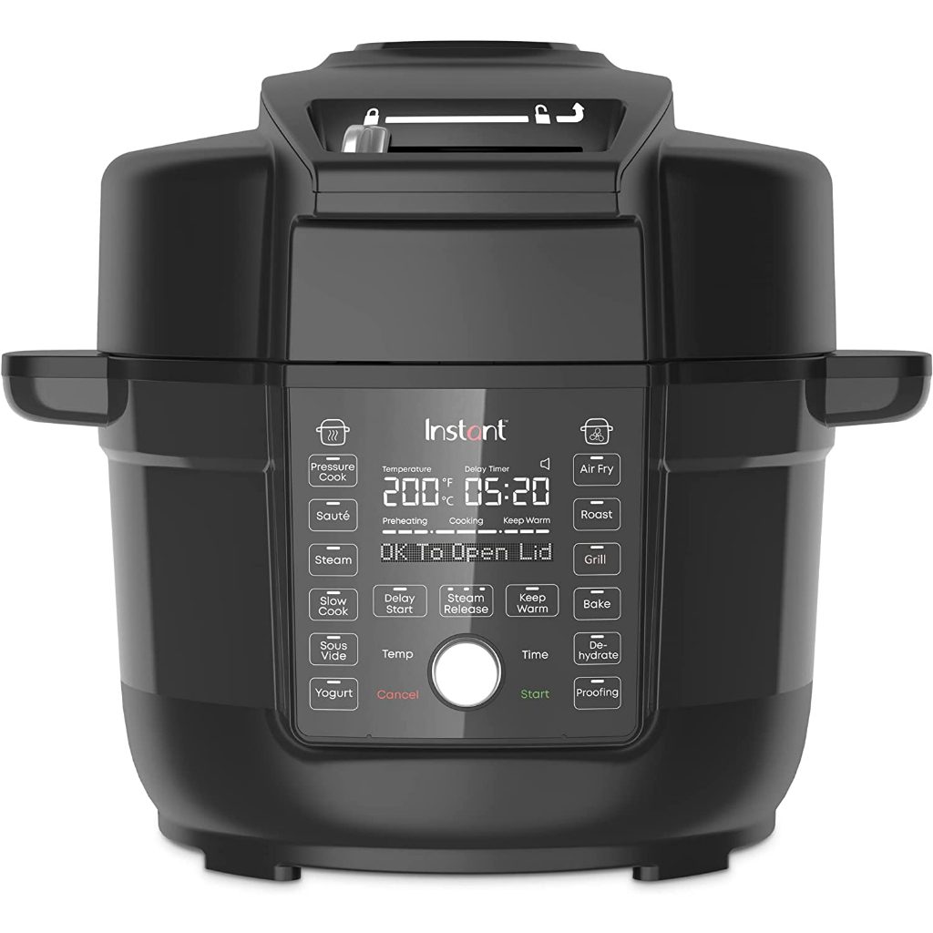 หม้อแรงดันอเนกประสงค์ Instant Pot Duo Crisp with Ultimate Lid Air Fryer Multi-Cooker Pressure Cooker ใช้ไฟไทย UK Import