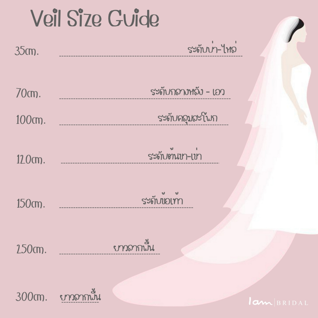 เวลเจ้าสาวรุ่น :  Basic fufu bow veil - ความยาวกลางหลัง-เอว (พร้อมส่ง) งานตัดของทางร้านเอง (ไม่ใช่งานจีน) - รูปที่ 7