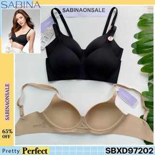 รหัส SBXD97202 SABINA BRALESS เสื้อชั้นใน Invisible Wire (ไม่มีโครง) รุ่น Perfect Bra รหัส SBXD97202CD สีเนื้อ