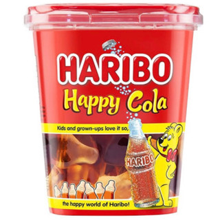 ⚡️⚡️พร้อมส่ง‼️ นำเข้าจากตุรกี🇹🇷 ฮาริโบ แฮปปี้โคล่า กระปุก 175g.Haribo happy cola เยลลี่หมีตัวดัง รสโคล่า