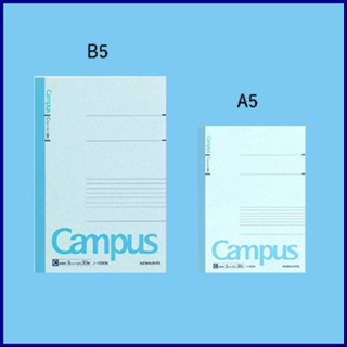 สมุด Campus 3CN (ลิขสิทธิ์แท้ จากญี่ปุ่น) มี2ขนาดให้เลือก (A5/B5)