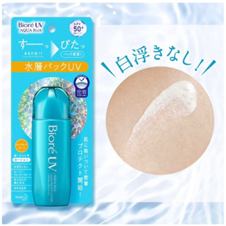 Biore UV Aqua Rich Aqua Protect Lotion กันแดดสำหรับผิวหน้ารุ่นใหม่ล่าสุด