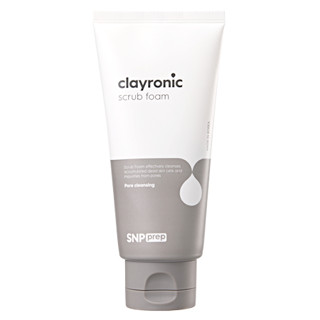 [พร้อมส่ง] SNP PREP Clayronic Scrub foam โฟมล้างหน้า+สครับผิวจากโคลนธรรมชาติ