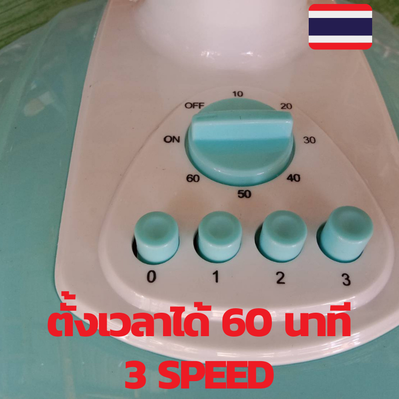 พัดลมคีบแบต รับไฟ 12v-18V ขนาด 16นิ้ว รูปที่ 4