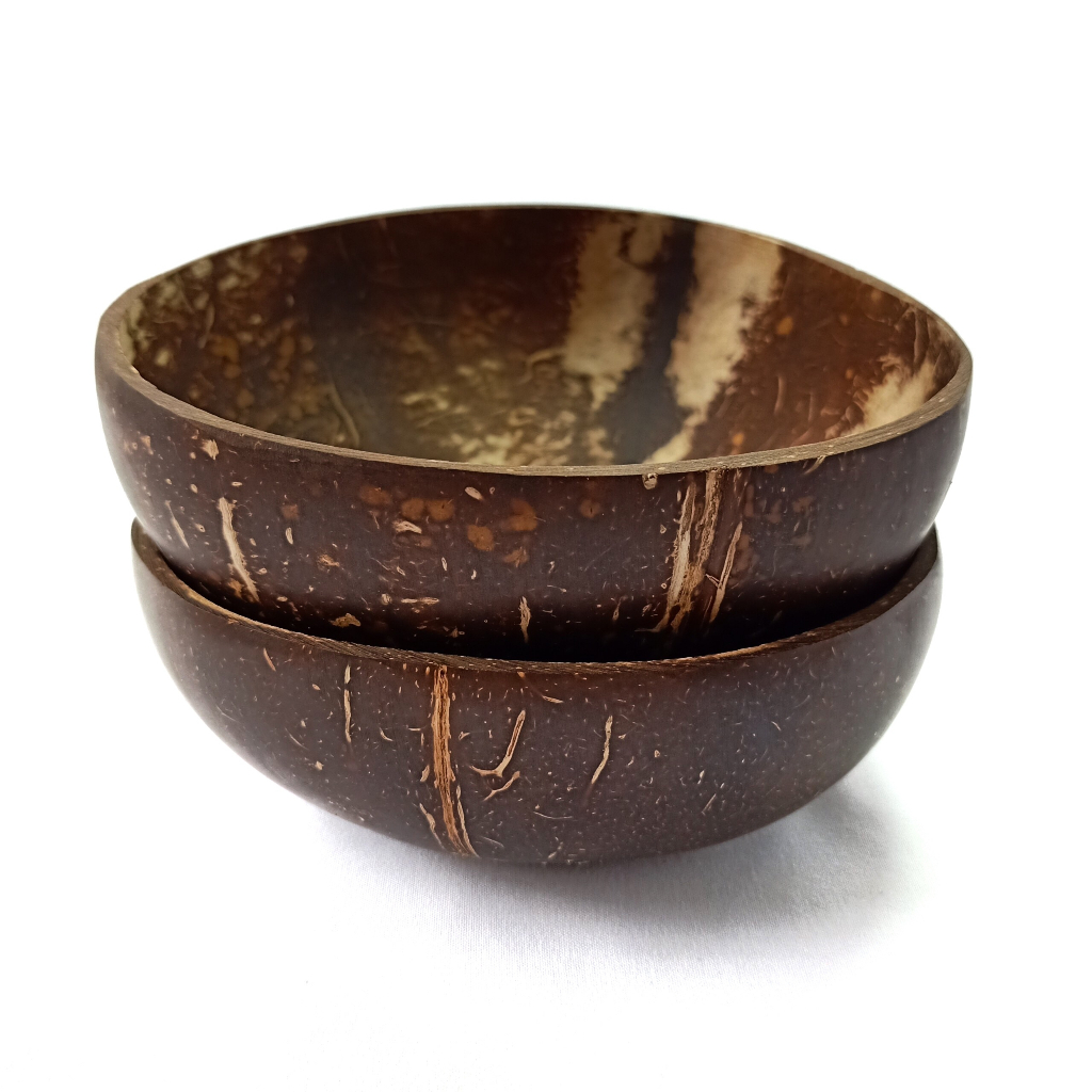 กะลามะพร้าวเปล่า กระทงกะลากะลารำ ทรงเตี้ย 4.00-4.5นิ้ว ขัดเคลือบอย่างดี กะลาลอยกระทง รำกะลา 1 ชิ้น - รูปที่ 3