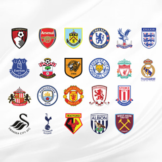 ตัวรีดติดเสื้อ สโมสรฟุตบอล 👕 ทีมฟุตบอล แมนยู ลิเวอร์พูล ตัวร…