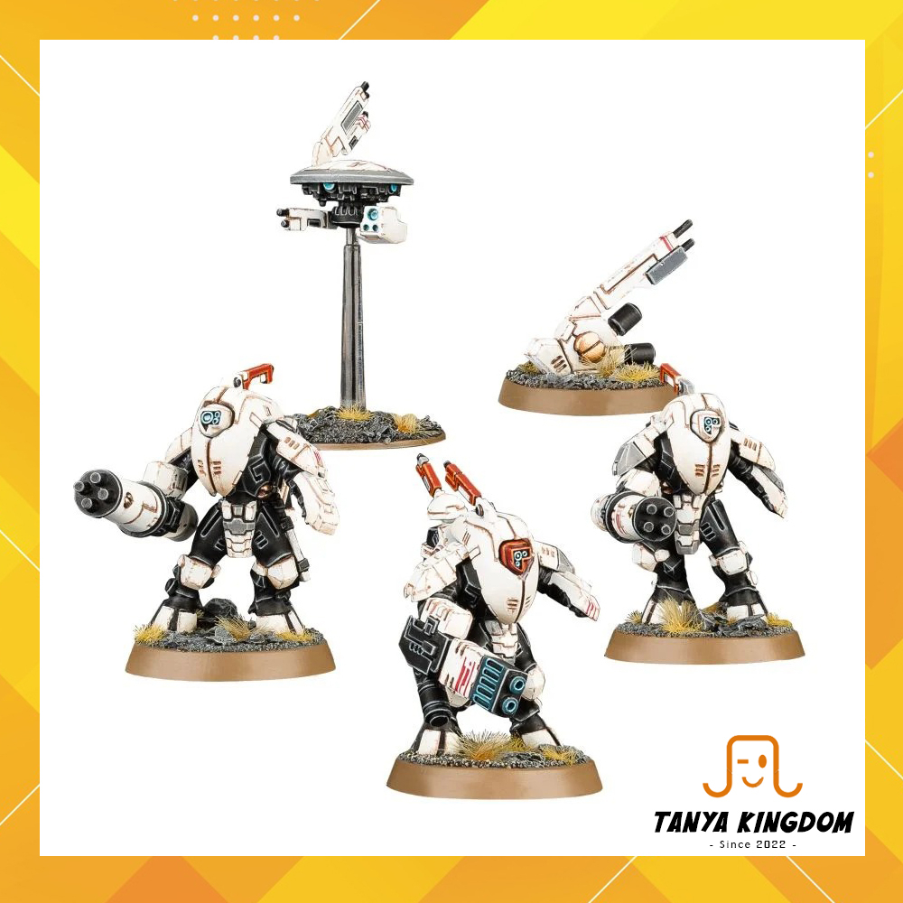 Warhammer 40k - XV25 Stealth Battlesuits (5x) Multi-part, out of box ไม่มีกล่อง T'au Tau Empire