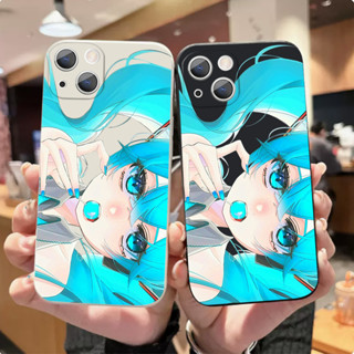 Hatsune Miku Case oppo Reno6 Reno7pro A57 A39 A92 A3S เคสไอโฟน 14promax soft TPU ซิลิโคน เคส Order Remark Model