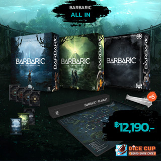 [พรีออเดอร์ ของแท้] Barbaric: After The Apocalypse Kickstarter ALL IN / Gameplay Board Game (Hexa House)