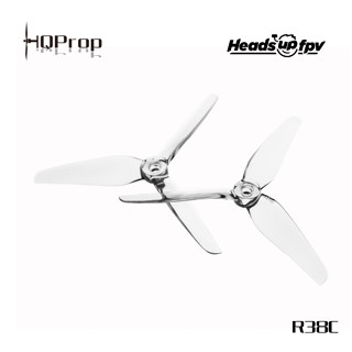 [ใบพัดโดรน 5นิ้ว] HQProp HeadsUp Racing Prop R38C Clear 1ถุง 4ใบ