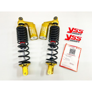 โช้คหลัง (YSS) GAS ECO LINE G-SERIEE GOLD EDITION YAM/X-MAX-30017 ดำ/ดำ/ทอง **ของแท้มีใบรับประกัน**