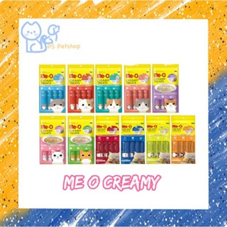 Me o Creamy ขนมแมวเลีย มีโอขนาด 15 กรัม × 4 ซอง