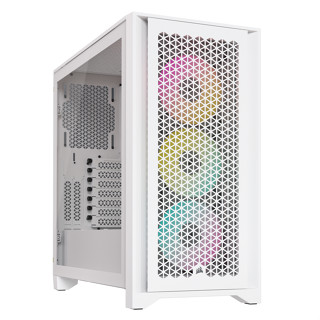 CORSAIR iCUE 4000D RGB AIRFLOW Mid-Tower Case White  CC-9011241-WW