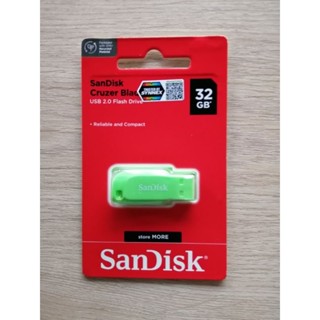 Flash Drive  SanDisk  32​ GB  สีเขียว