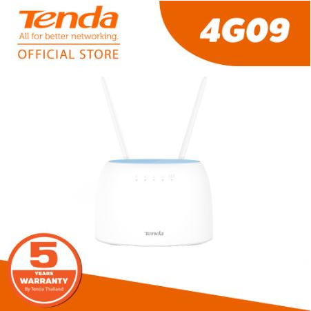 Tenda 4G09 เราเตอร์ใส่ซิม AC1200 Wireless Dual Band 4G+ CAT6 Router Wifi รองรับ 4G ทุกเครือข่าย รองร