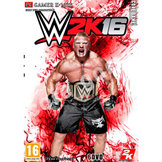 WWE 2K16 แผ่นและแฟลชไดร์ฟ  เกมส์ คอมพิวเตอร์  Pc และ โน๊ตบุ๊ค