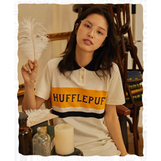 SPAO Harry Potter Collection Short Sleeve Polo Mini Dress เสื้อสเวตเตอร์แฮรี่ เชิ้ตตัวยาว เดรสบ้านฮอกวอตส์