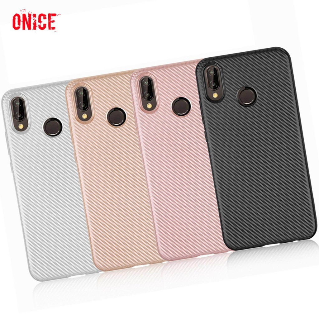 MobileCare Huawei P20, P20 P30 Pro Y9 Prime Y9s Y6s Y7 Pro Y9/Y9 Pro 2019 - Silicone Carbon Fiber Leather PU Back Cover