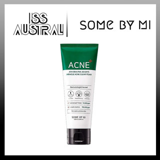 SOME BY MI AHA-BHA-PHA 30DAYS MIRACLE ACNE CLEAR FOAM 100ml โฟมล้างหน้า คลีน Acne Moisturising บำรุงผิวหน้า