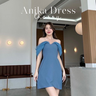 Anika Dress เดรสเกาะอกคุณหนู งานน่ารัก ราชนิกุลมากก