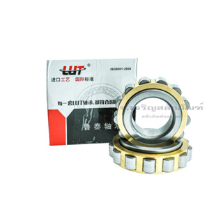 ตลับลูกปืน LUT ลูกกลิ้งทรงกระบอกรังทองเหลือง ลูกปืนเม็ดหมอนรังทองเหลือง Brass Cage Gearbox Cylindrical Roller Bearing