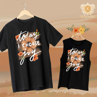 T-Shirt เสื้อยืด เสื้อแขนกุด สีดำ ลาย I Choose You เนื้อผ้าCotton100% เบอร์32 ใส่สบาย ใส่ได้ทั้งหญิงและชาย