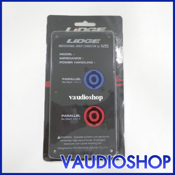 แท๊ปสปีคคอนคู่ LIDGE YM-346A ดำ จำนวน 1 อัน แท็ปลำโพง โลหะ สปีคคอนคู่ YM346 แท๊บลำโพง แจ๊คลำโพง