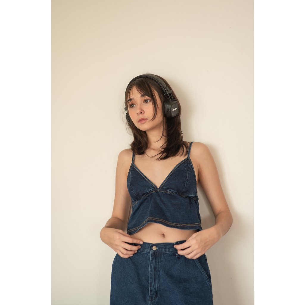 เสื้อสายเดี่ยว Bunny jeans tank