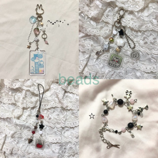 beaded jewelry 𖦹☆★ สร้อยข้อมือ พวงกุญแจ กิ๊บติดผม ที่ห้อยโทรศัพท์ ลูกปัด handmade