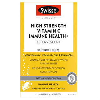 Swisse High Strength Vitamin C Effervescent 60 Tablets Whitening Women วิตามินซีความแข็งแรงสูงฟู่ ผู้หญิงผิวขาว