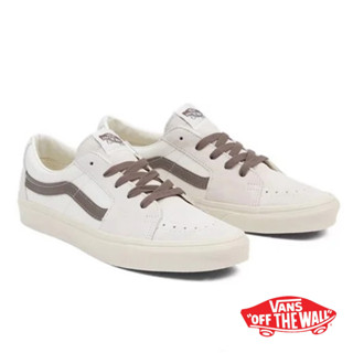 [ลิขสิทธิ์แท้] VANS Sk8-Low (Vintage Pop) - Marshmallow/Turtledove รองเท้า แวนส์ โอวสคูล แท้ ได้ทั้งชายและหญิง