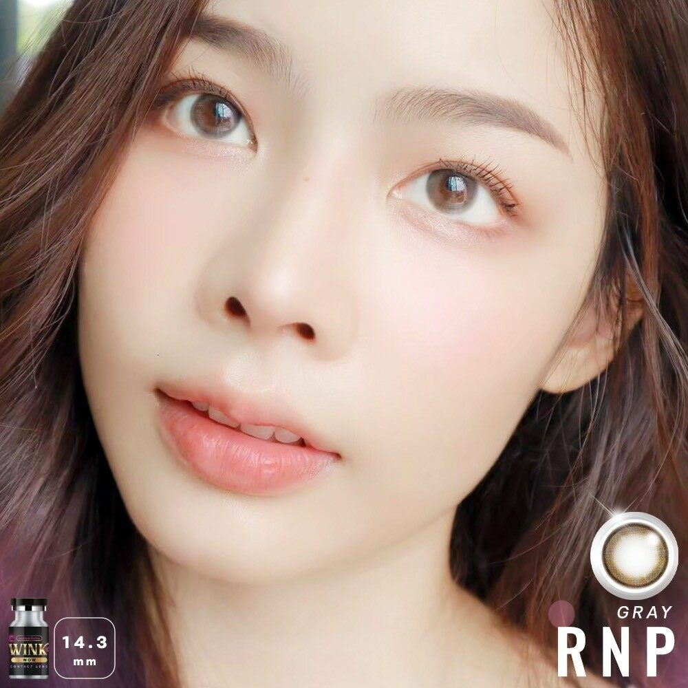 ละมุนนัวร์ๆ มีค่าสายตา  Wink RNP  Gray Chestnut  บิ๊กอาย สุดปัง คอนแทคเลนส์ รายเดือน มีอย แถมตลับฟรี  เลนส์นิ่ม - รูปที่ 3